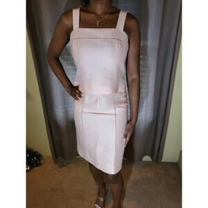 Carlisle Vintage Women's Piece Skirt set Sz 6 Pink Back split hem tank midi